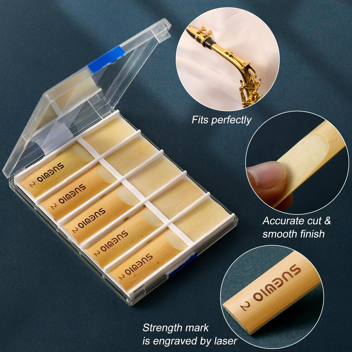 Alto Saxophone Reeds 10 Pack Strength 2.0 C207073