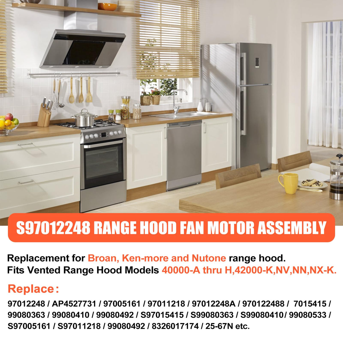 Range Hood Fan Motor X6574
