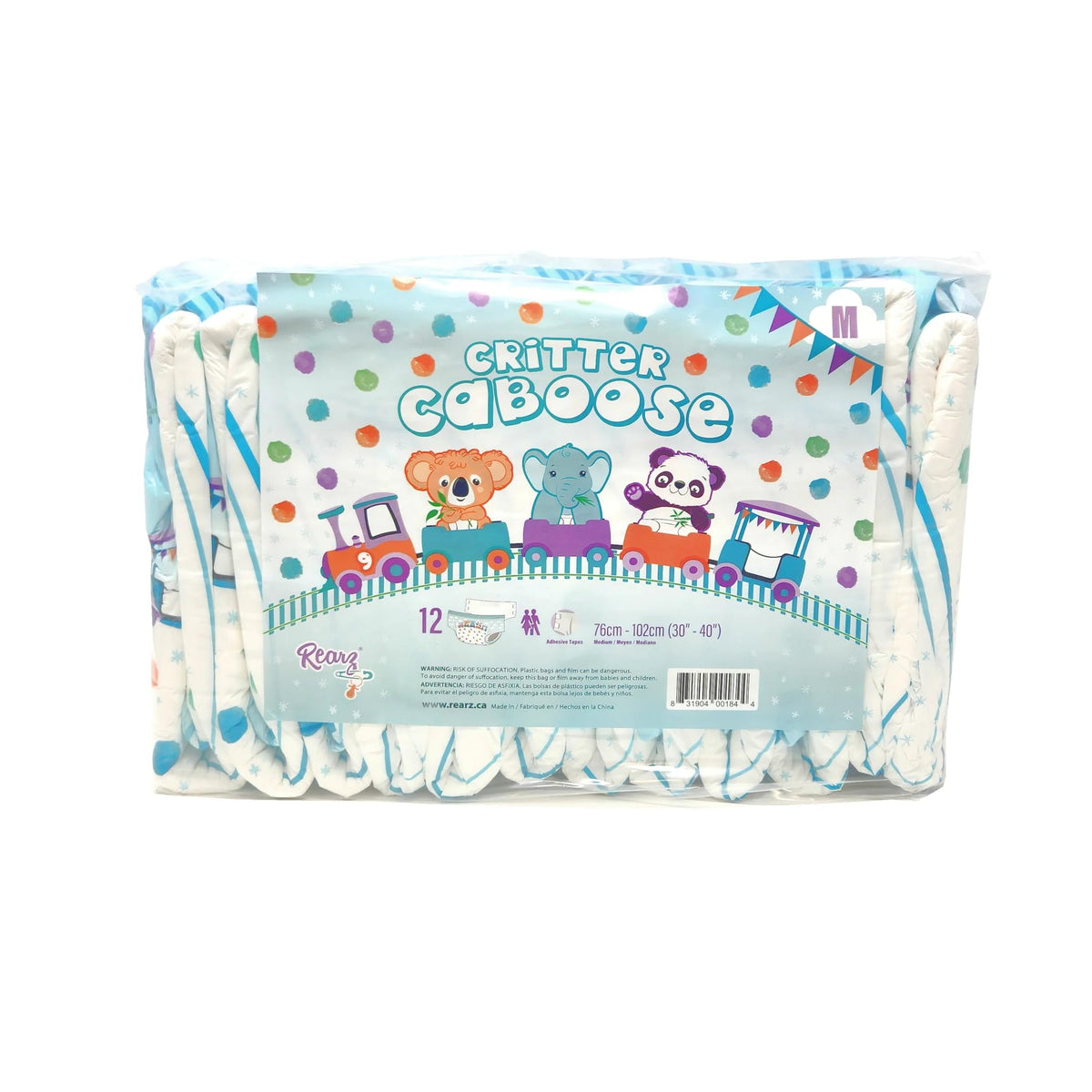 Adult Printed Diapers 12 Pack Medium W61400