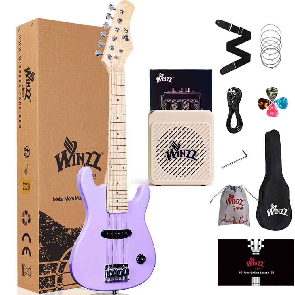 30 Inches Right Handed Electric Guitar with Beginner Kit F183