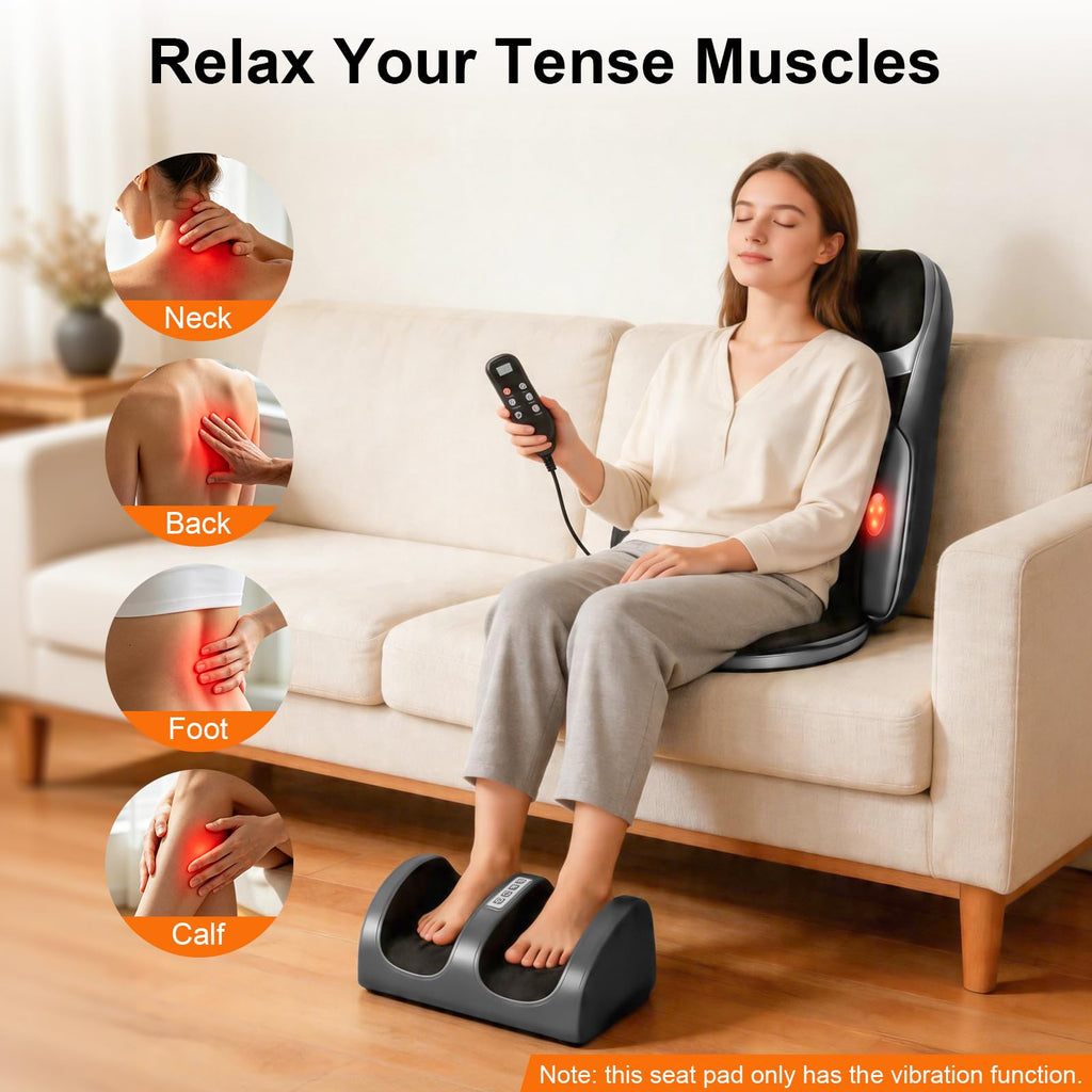 Shiatsu Neck Back Massager with Foot Massager Y171437
