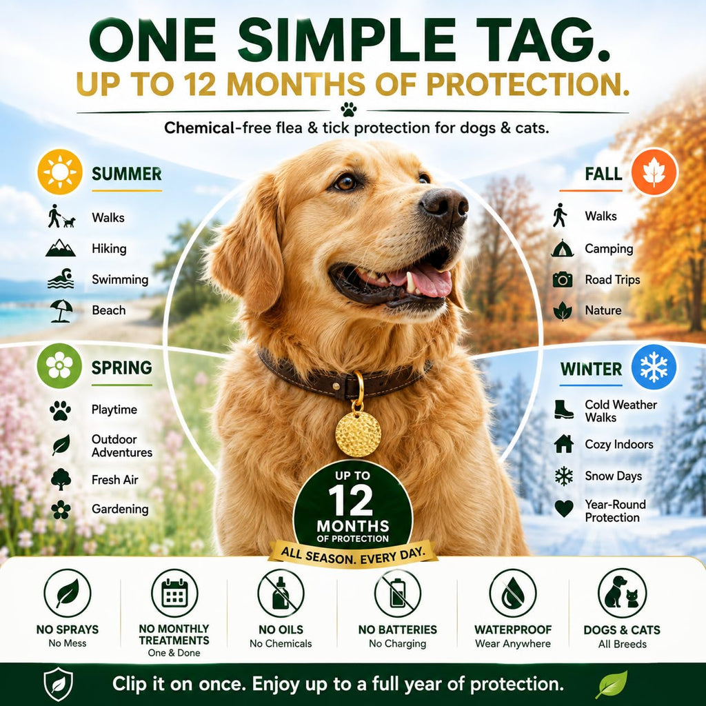 Flea & Tick Tag for Dogs & Cats W7452
