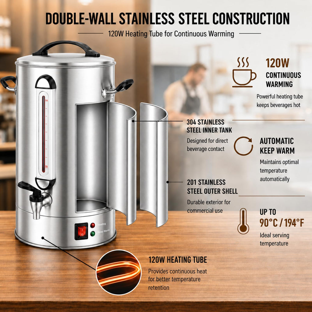 Commercial Coffee Urn 120 Cup 5 Gallon D89441