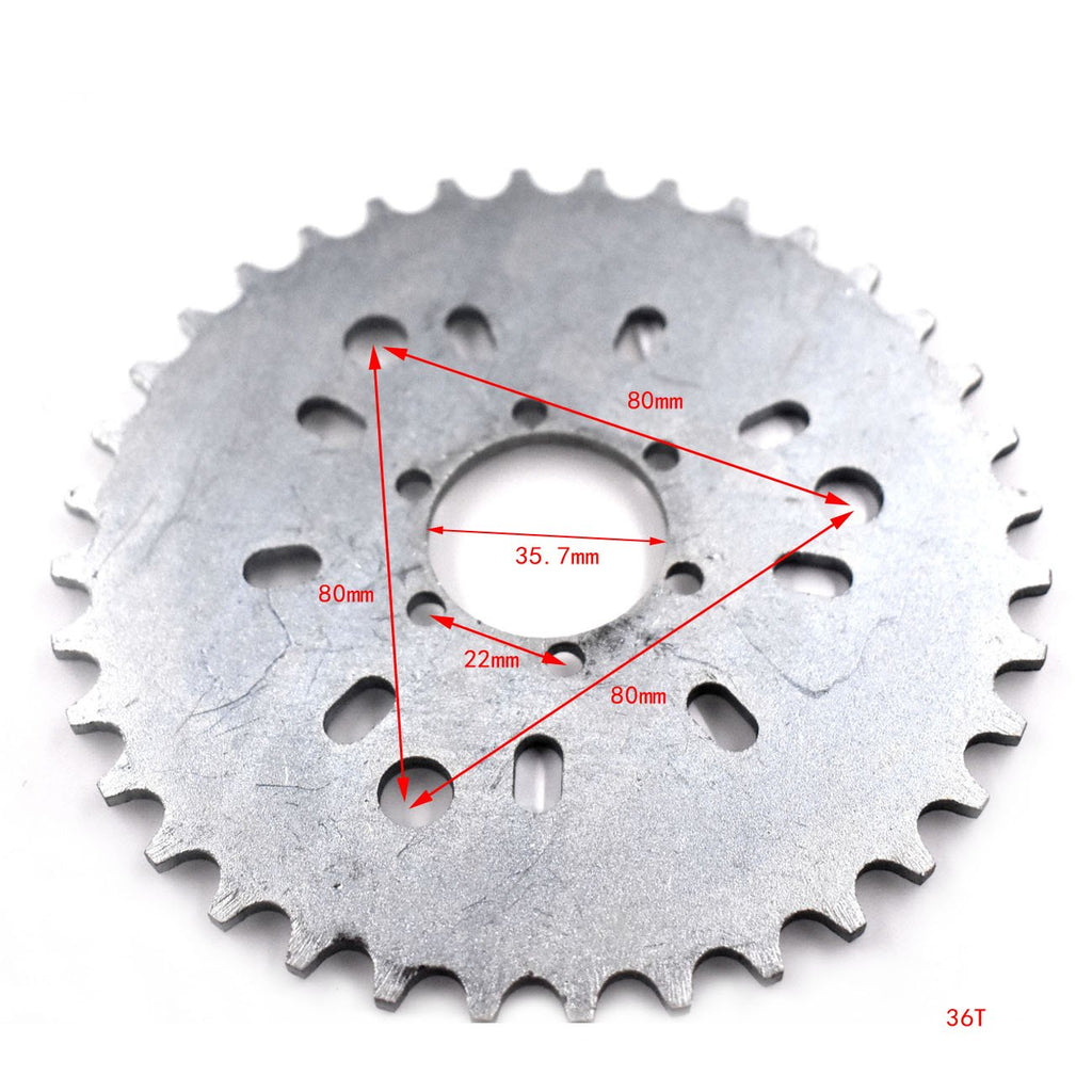 36T Motorized Bicycle Wheel Sprocket I57131