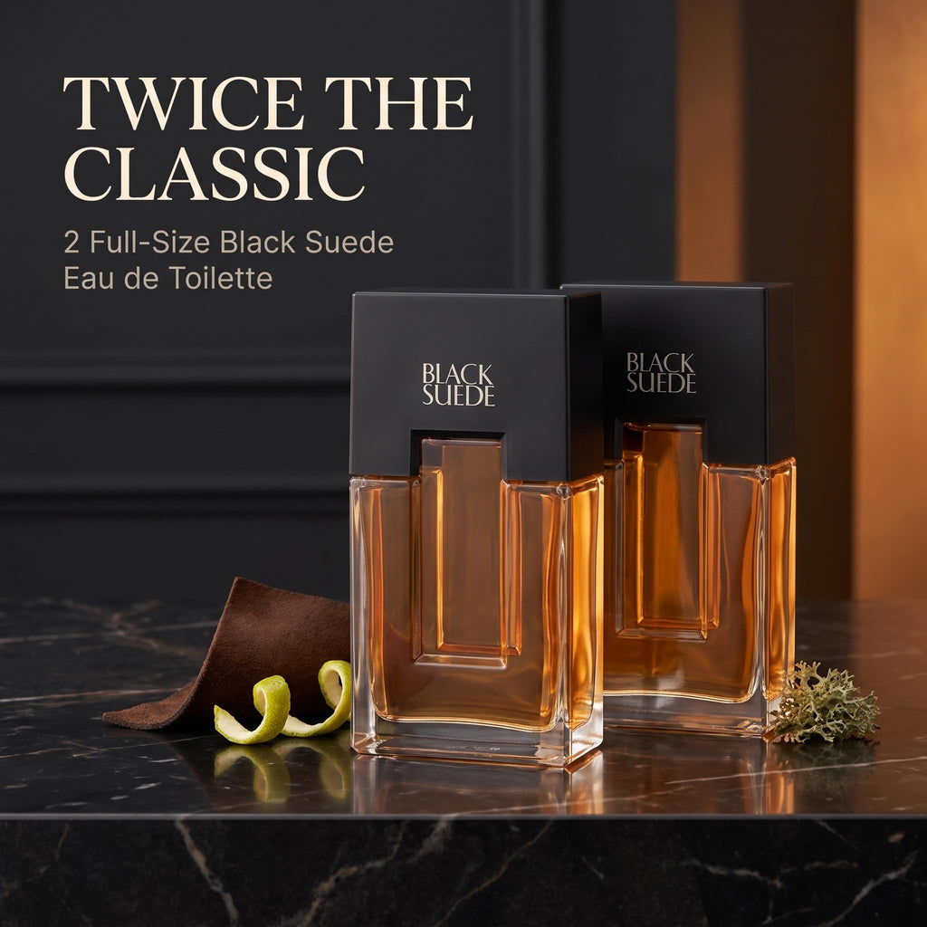 Black Suede Eau De Toilette Spray 3.4 oz 2 pack L524