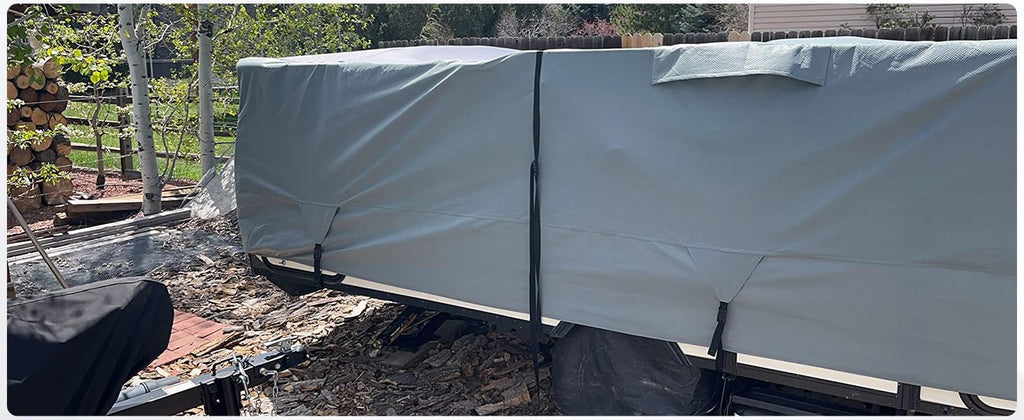 Waterproof Pop Up Camper Tent Trailer Cover 10'-12' S8859