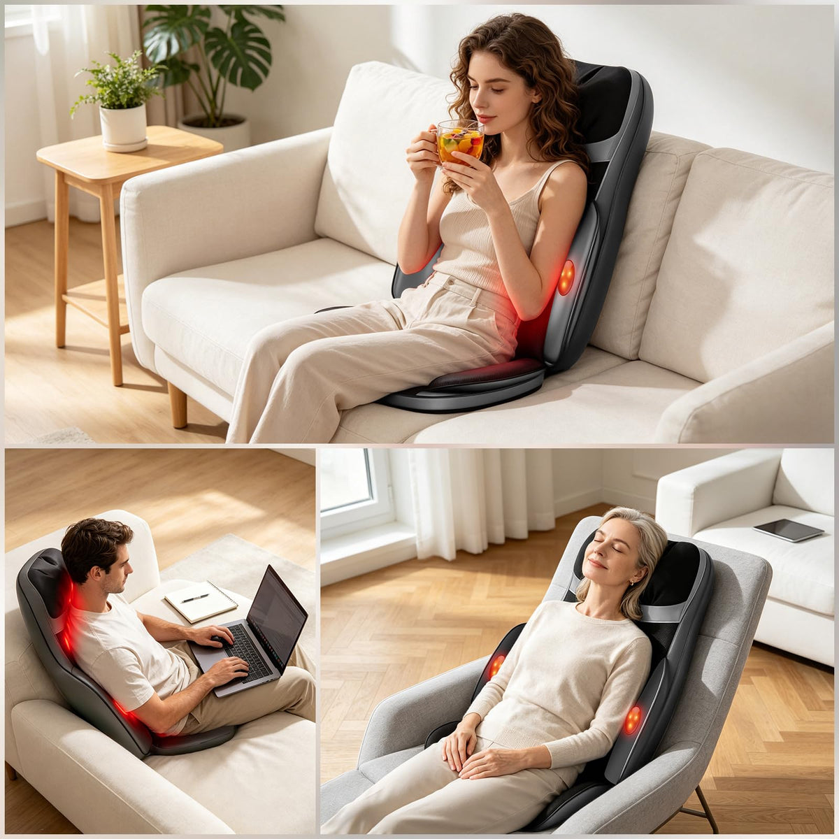 Shiatsu Neck Back Massager with Foot Massager Y171437