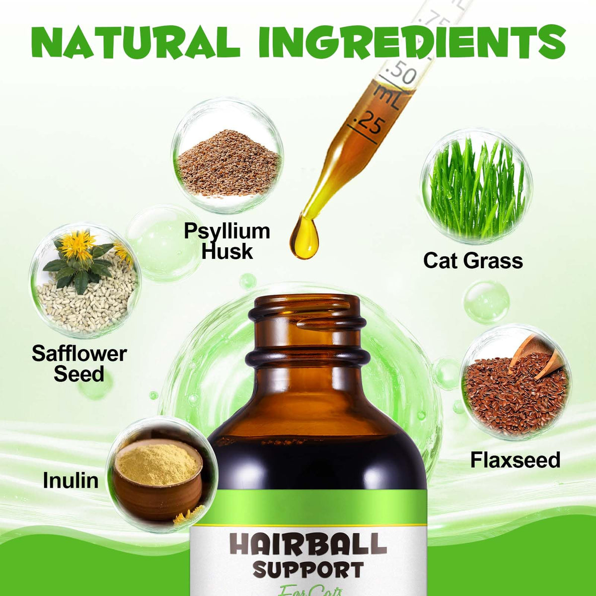 Chicken Flavor Hairball Treatment for Cats J390017