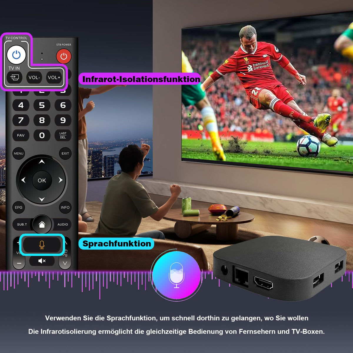 Android TV Box 4K UHD Streaming Device B257760