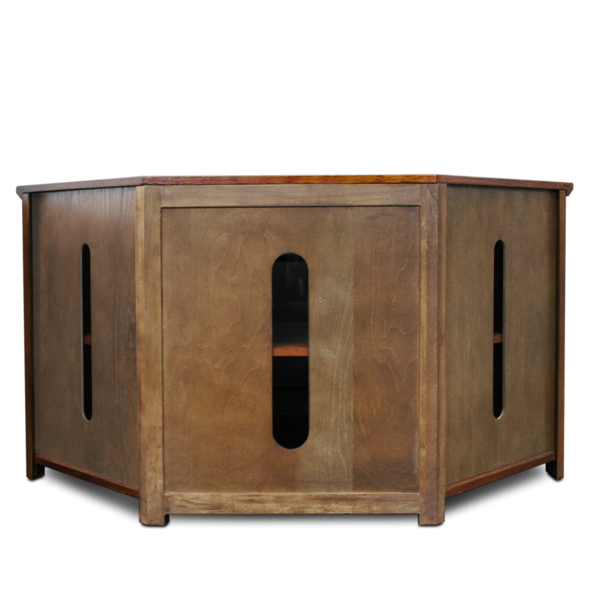 Mission Oak Corner TV Stand G270076