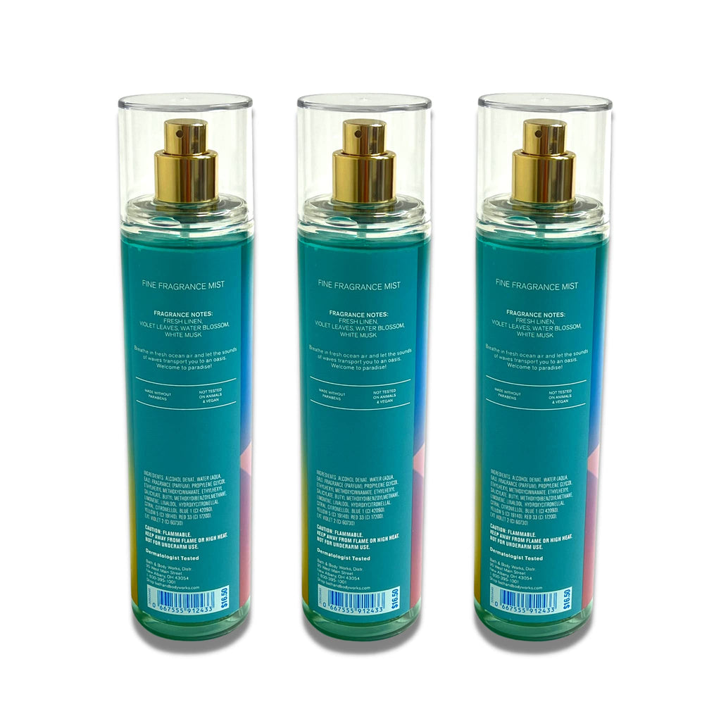 Saltwater Breeze Fine Fragrance Mist 8 oz Pack of 3 C66310
