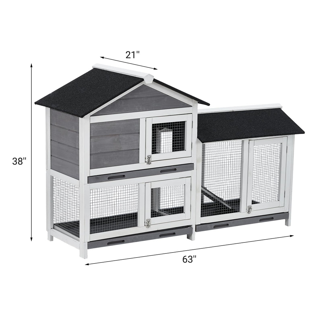63'' 2-Tier Bunny Hutch S5352