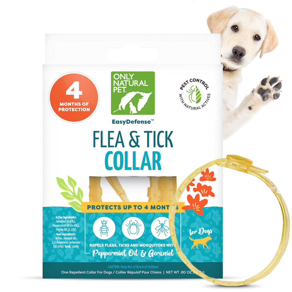 Flea & Tick Dog Collar One Size Fits All B342