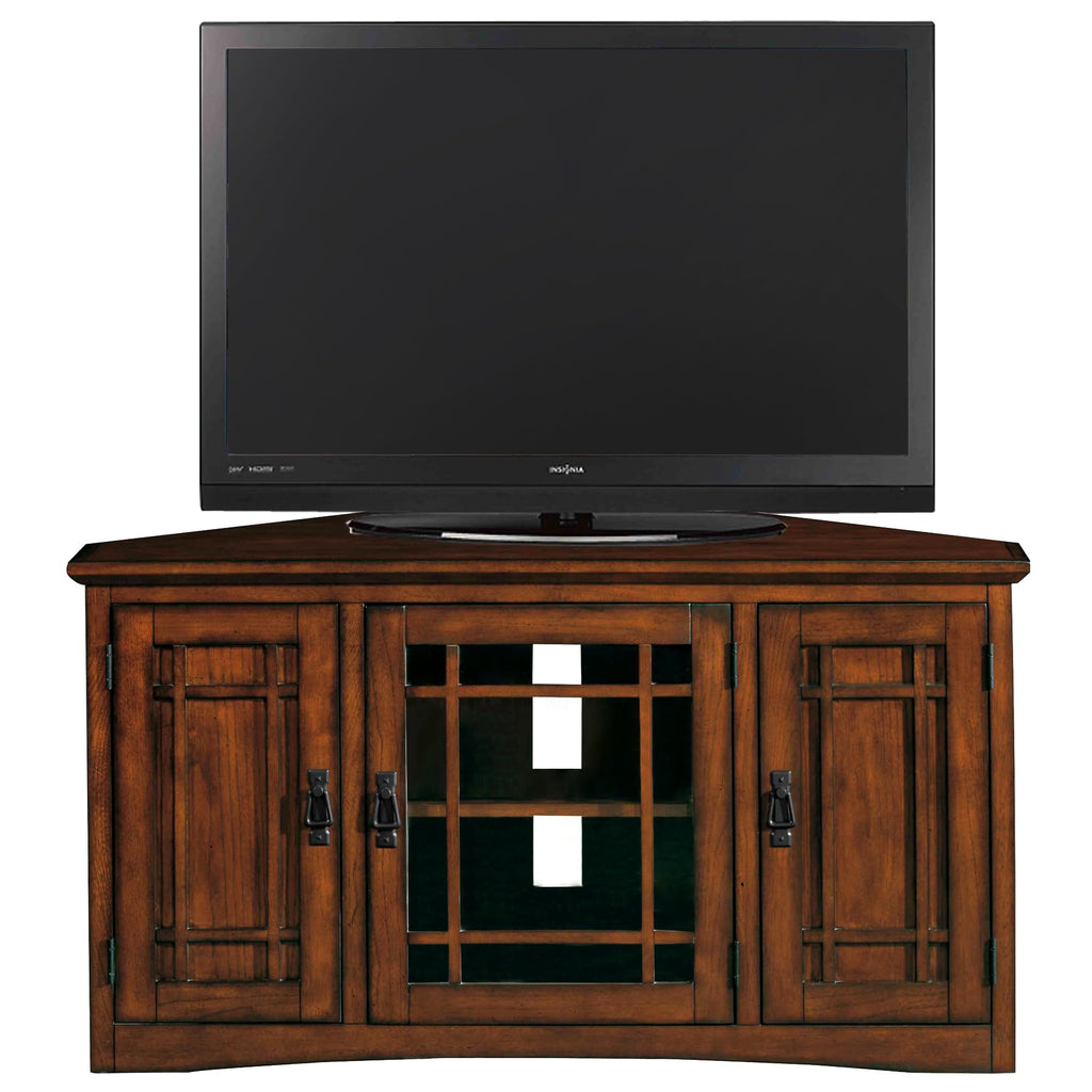 Mission Oak Corner TV Stand G270076