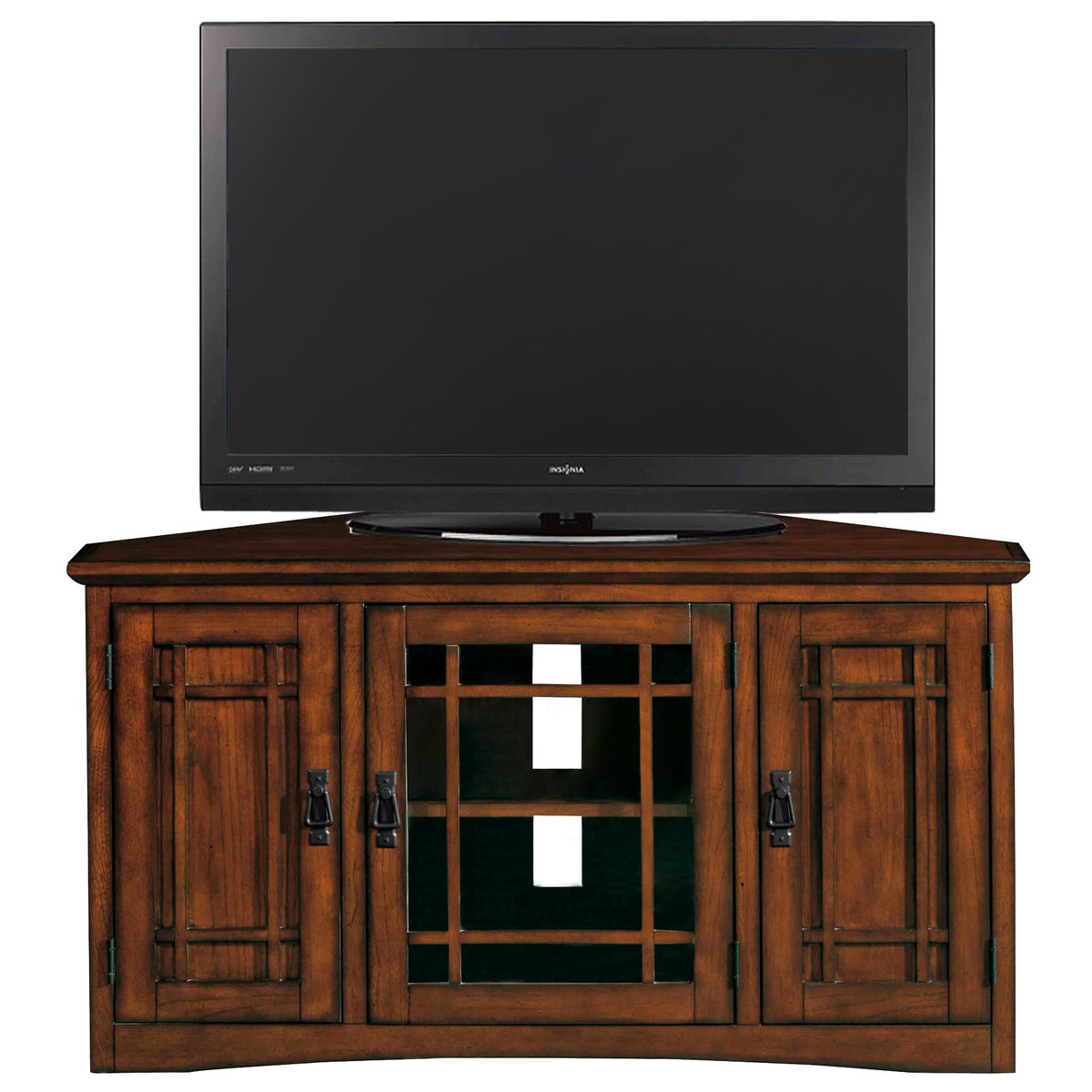 Mission Oak Corner TV Stand G270076