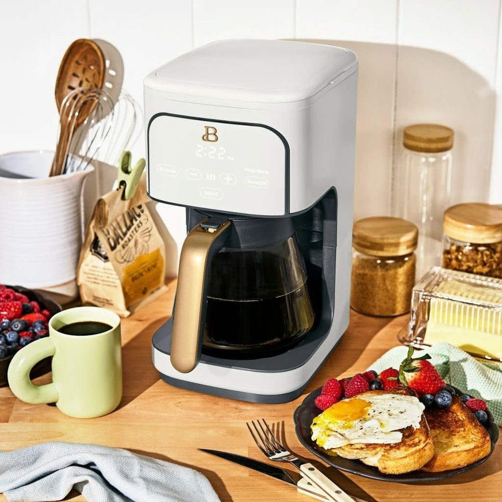 12-Cup Programmable Coffee Maker with Glass Carafe B8025