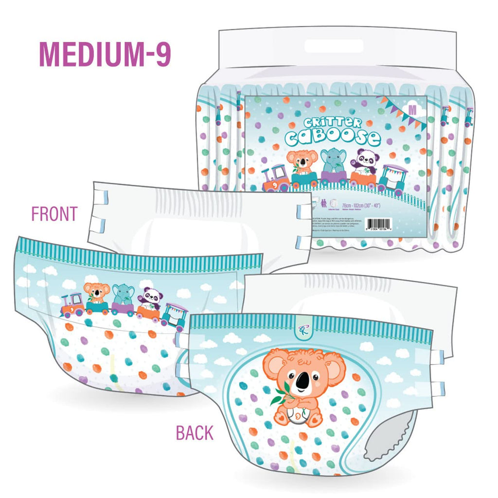 Adult Printed Diapers 12 Pack Medium W61400