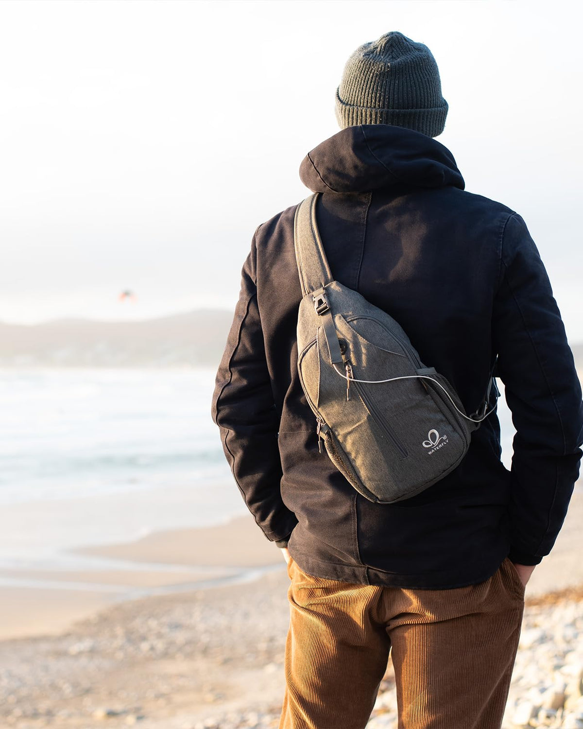 Black Crossbody Sling Bag Z51368