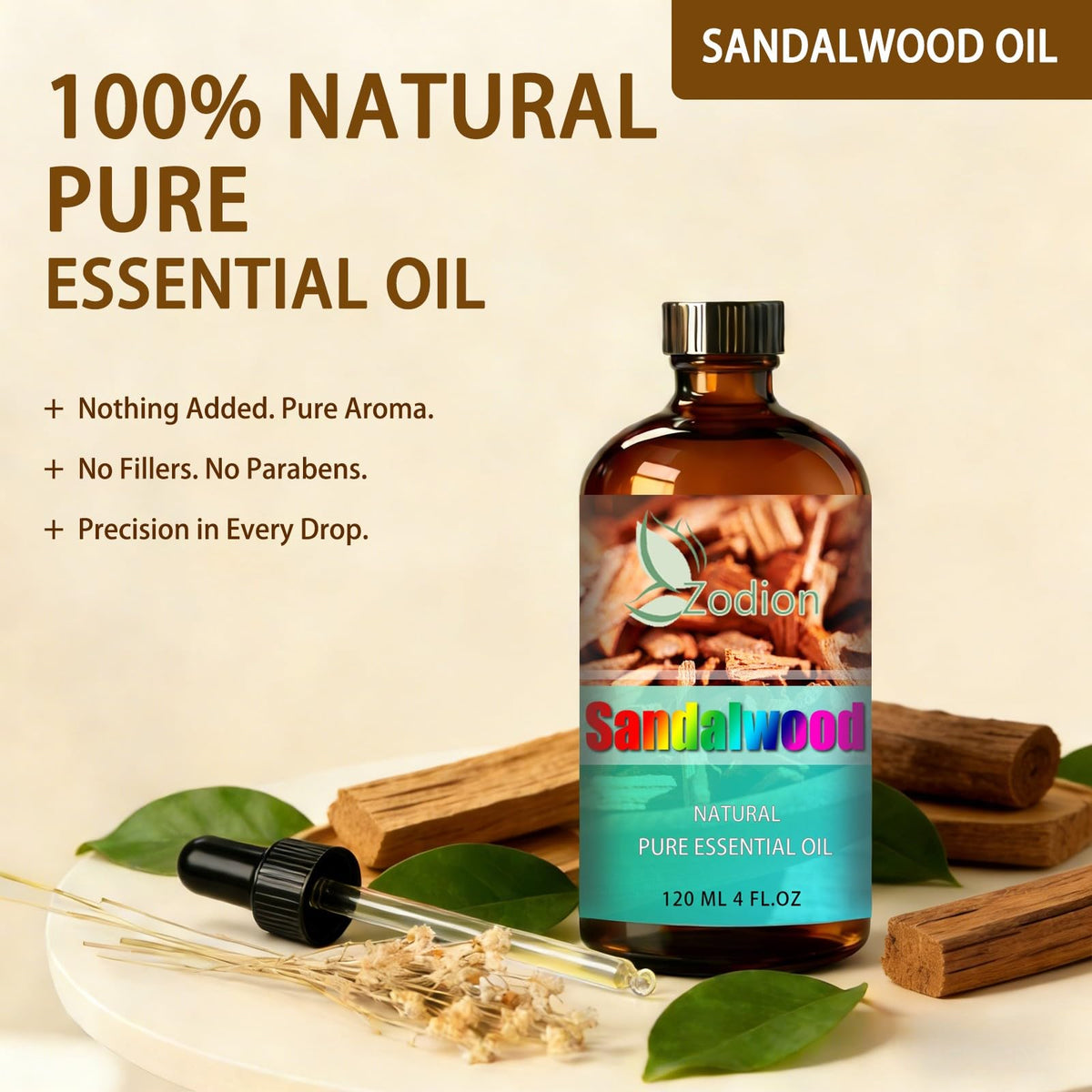 Lavender & Sandalwood Essential Oil 4 Fl Oz T4821