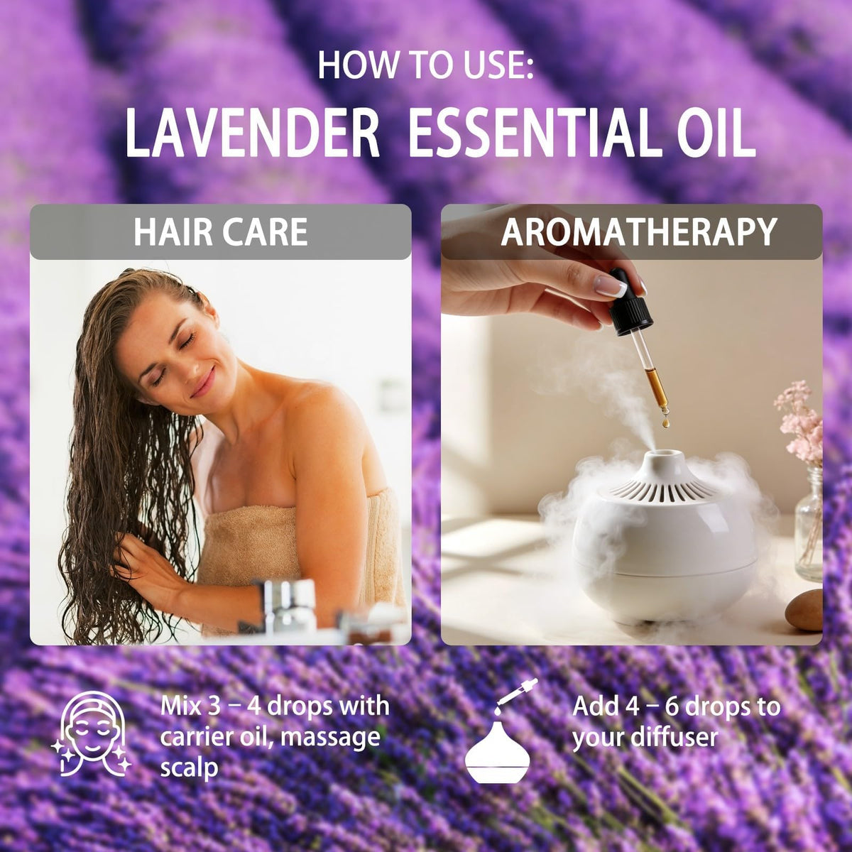 Lavender & Sandalwood Essential Oil 4 Fl Oz T4821