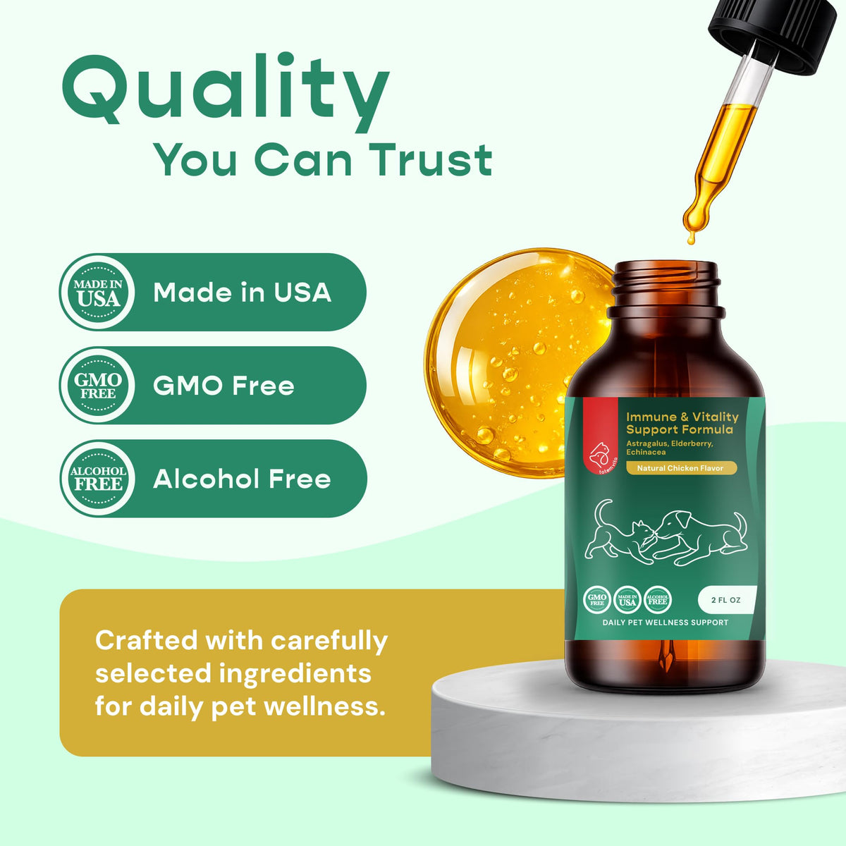Liquid Immune Support for Dogs & Cats 2 fl oz G696