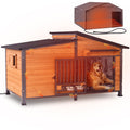Extra Large Heated Insulated Weatherproof Dog Kennel with Heating Pad H76176