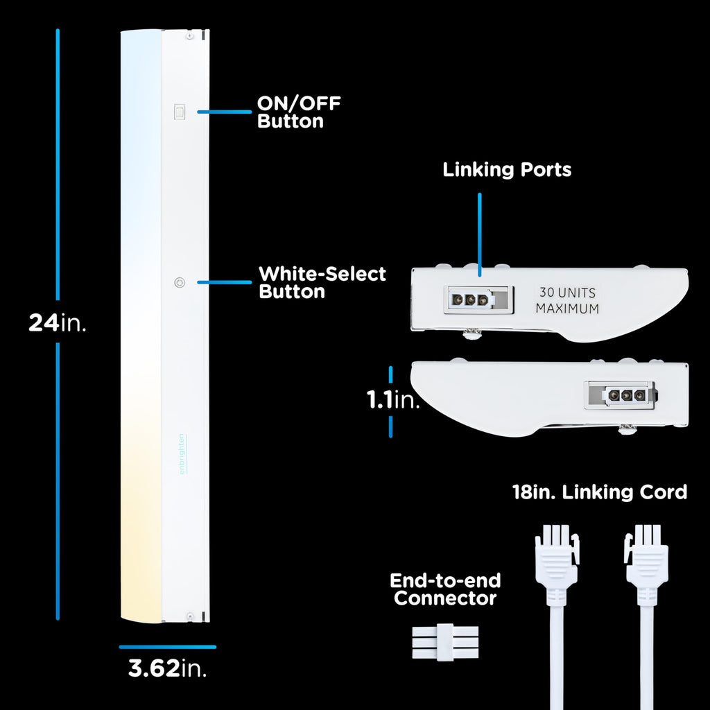24 Inch Hardwired Under Cabinet Light F88612