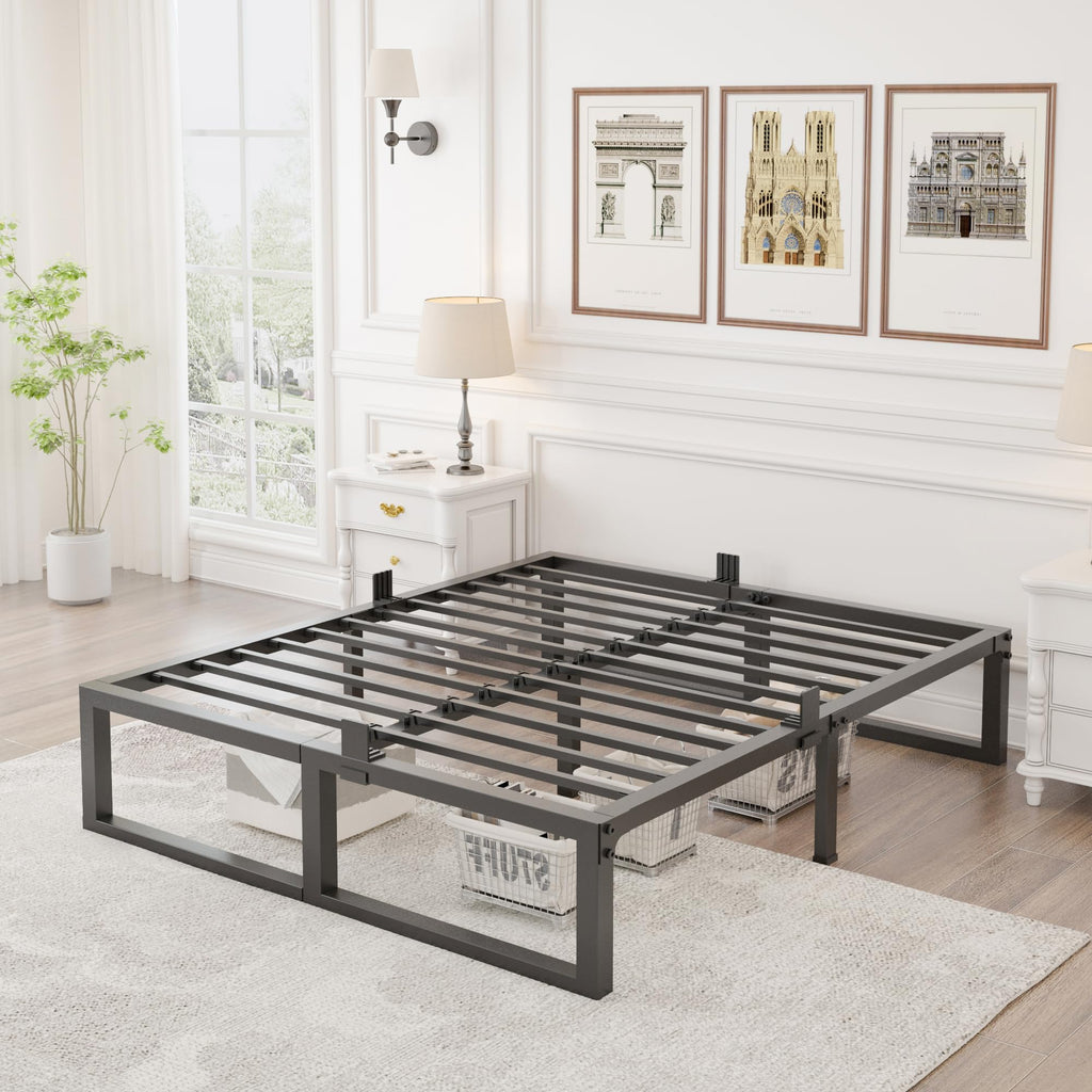 14 Inch Queen Heavy Duty Metal Platform Bed Frame A227042