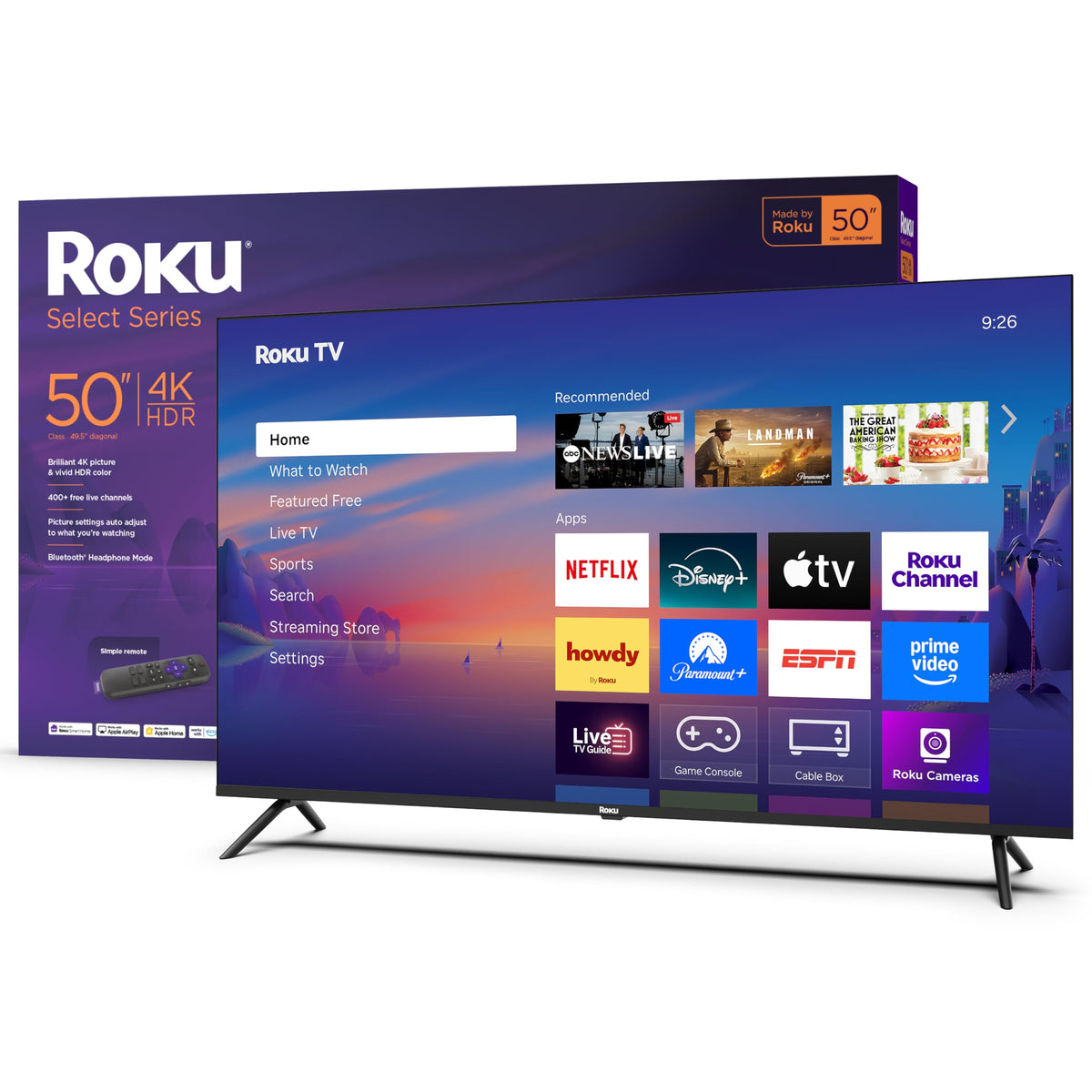 50-Inch 4K HDR LED Smart TV C242