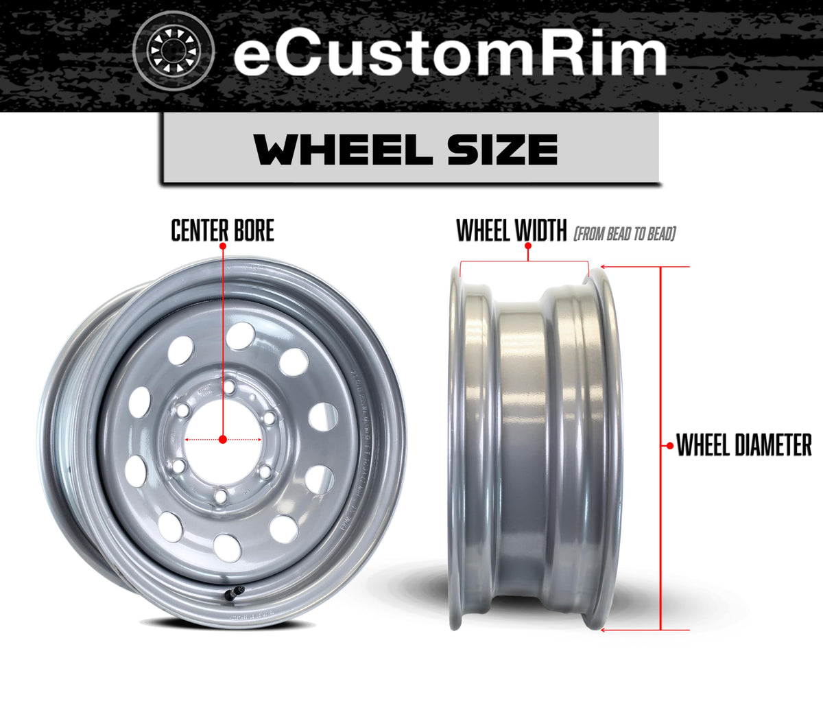 Galvanized Trailer Tire Rim Assembly 12 In. 5 Lug R237730