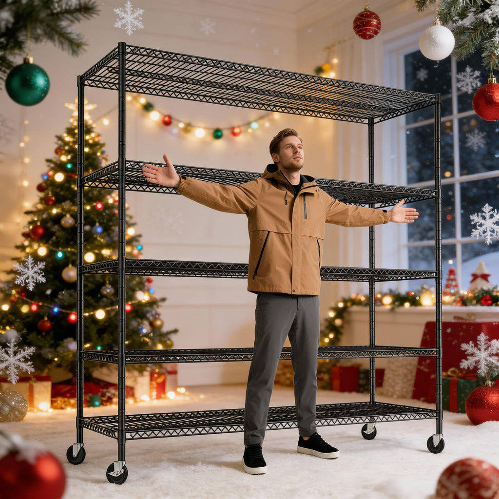 85.7" 5-Tier Adjustable Garage Shelving P72950