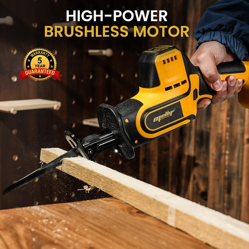 Brushless Cordless Reciprocating Saw, 3,000 SPM, 1" Stroke, Tool Only L22382