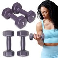 Vinyl Coated Dumbbells Set of 2 E574