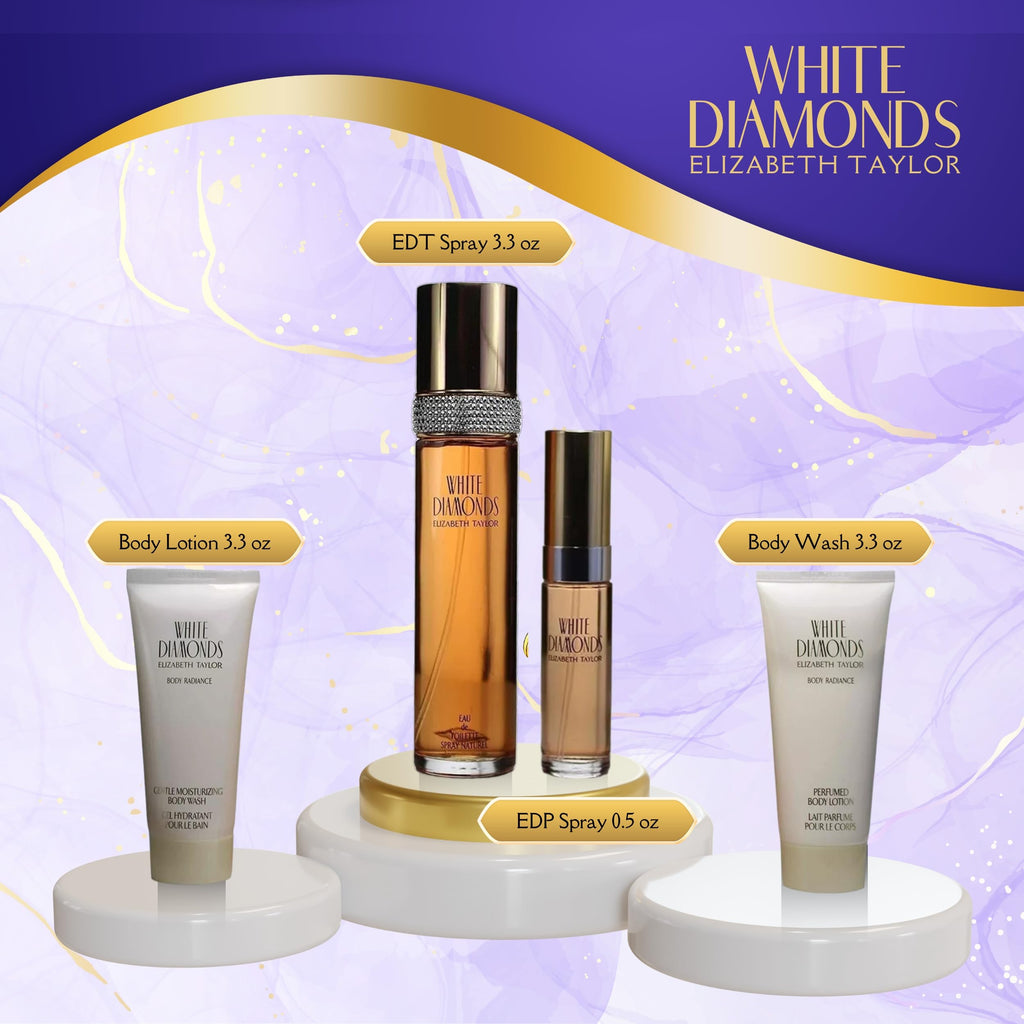 White Diamonds 4 Piece Fragrance Gift Set Q24882