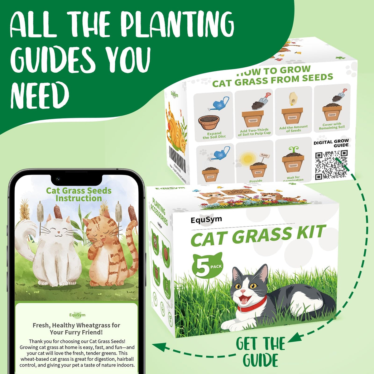 Cat Grass Growing Kit V9918