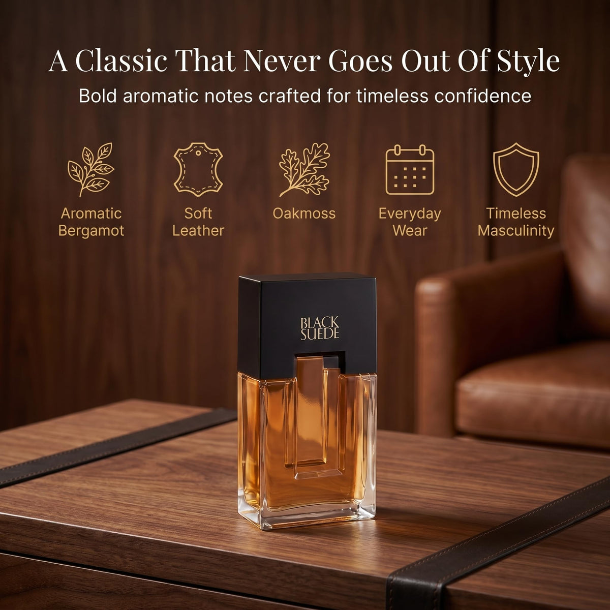 Black Suede Eau De Toilette Spray 3.4 oz 2 pack L524