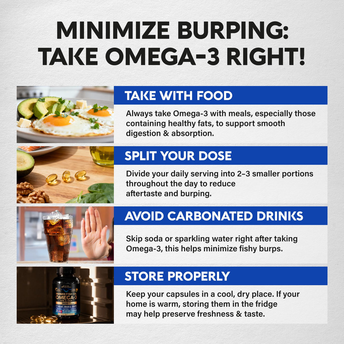 Omega 3 Fish Oil 3600 mg 90 Softgels R1499