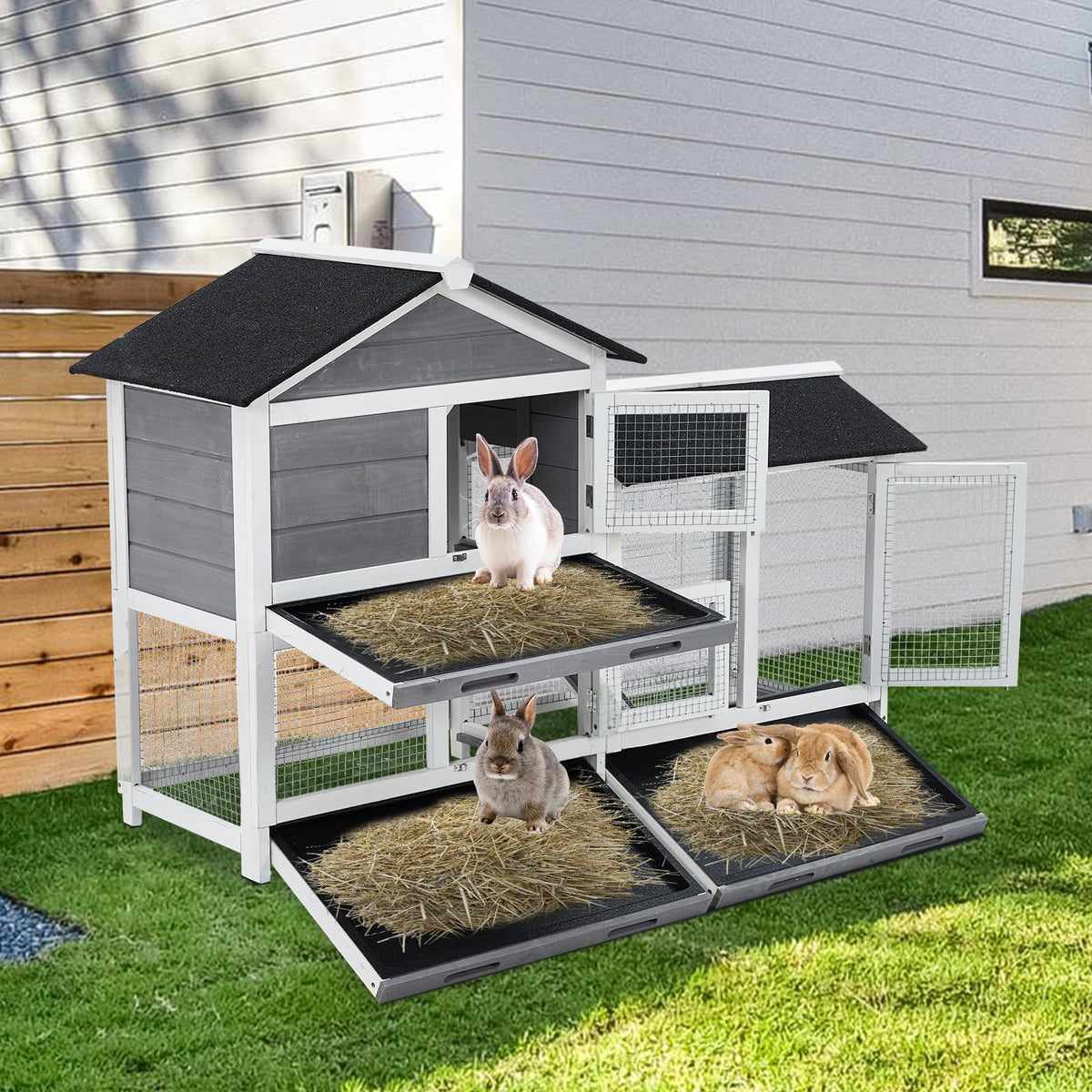 63'' 2-Tier Bunny Hutch S5352