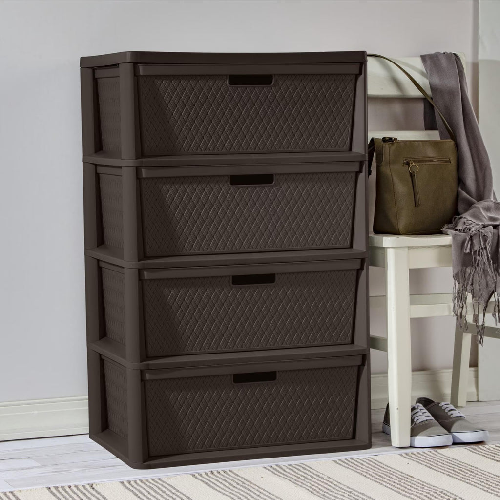 3 Drawer Storage Organizer Tower with Carry Handles O546