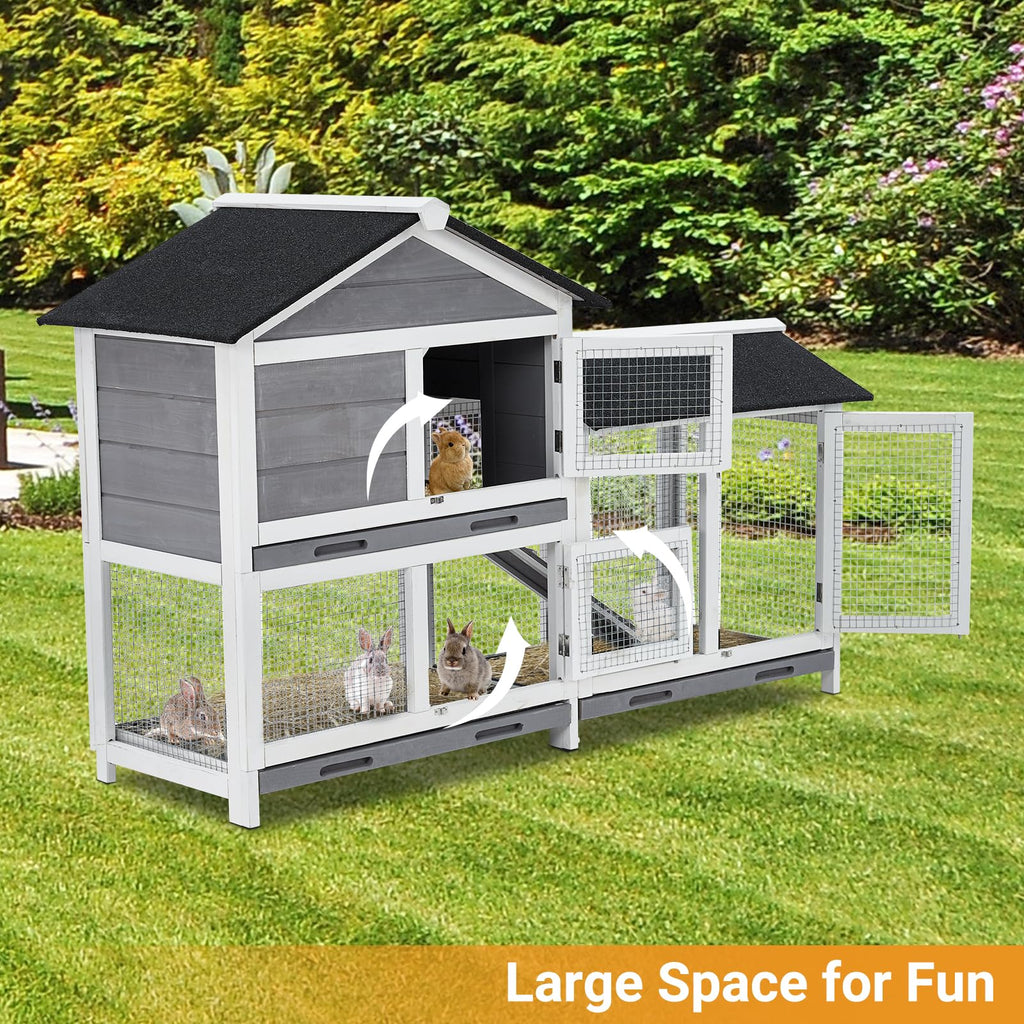 63'' 2-Tier Bunny Hutch S5352