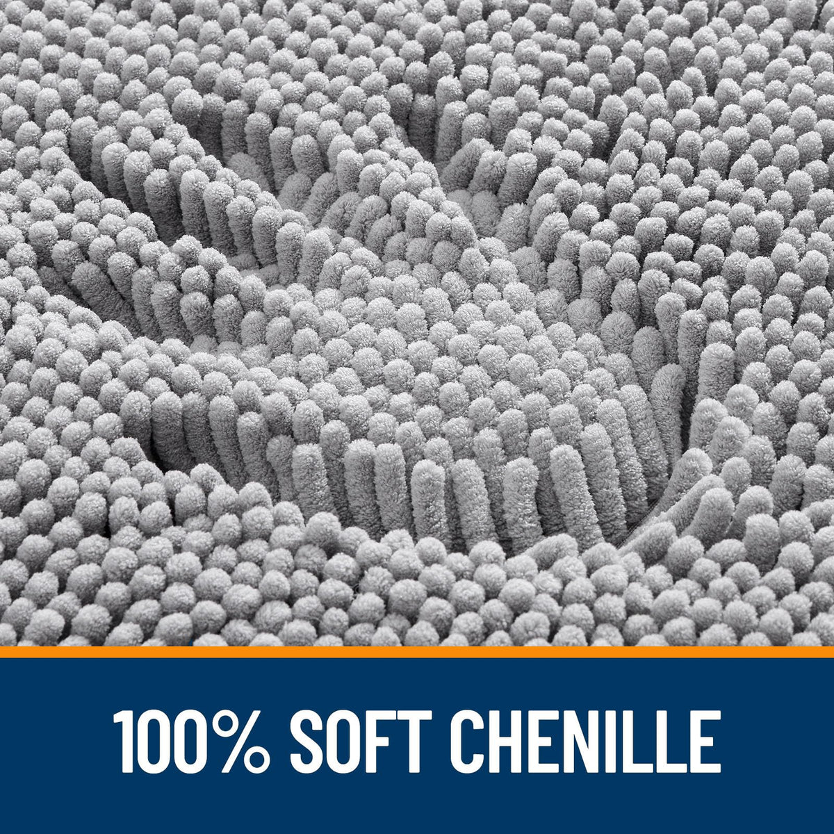 Extra Soft Absorbent Chenille Bath Rugs 30x20 H297