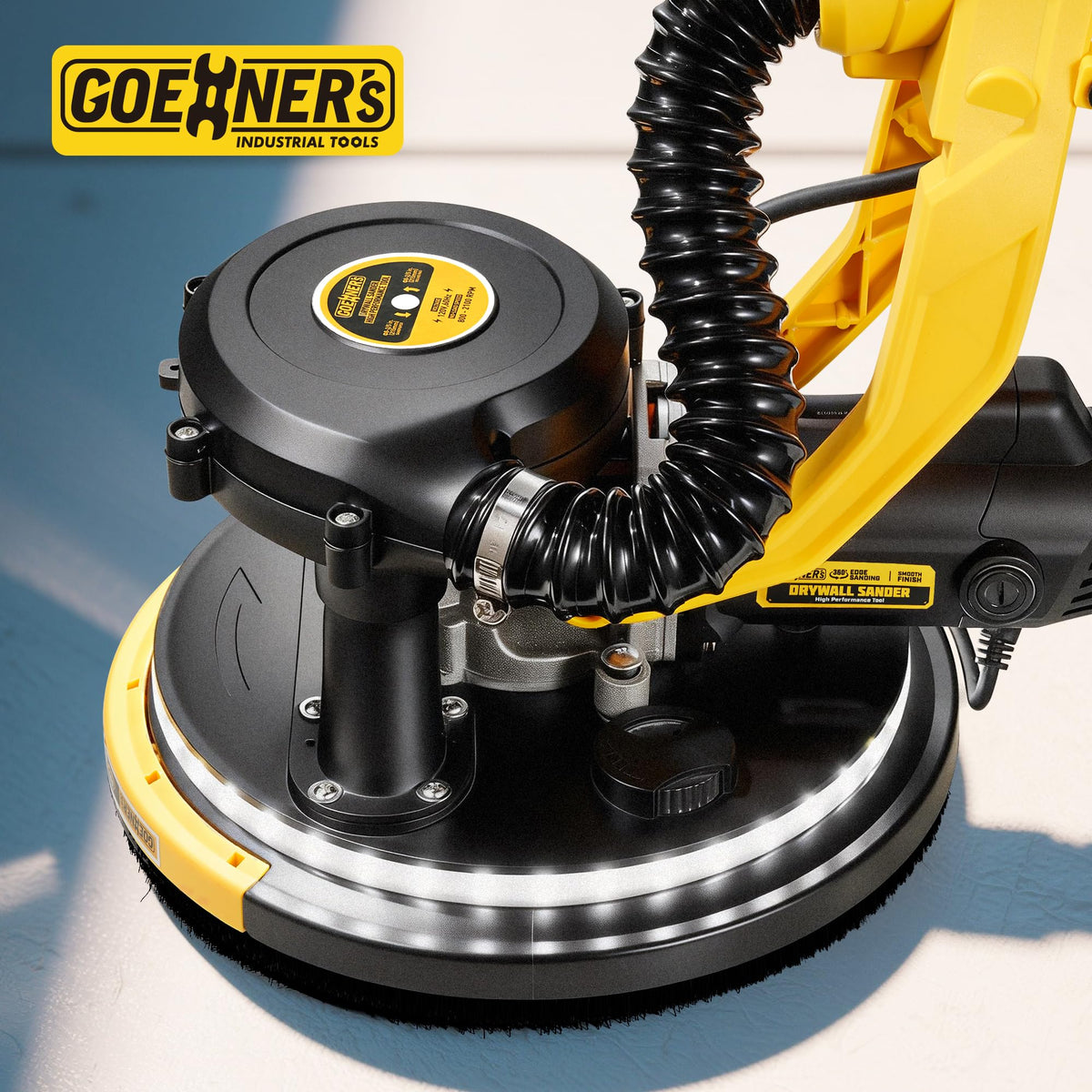 950W Electric Drywall Sander with Vacuum Dust Collector B6752