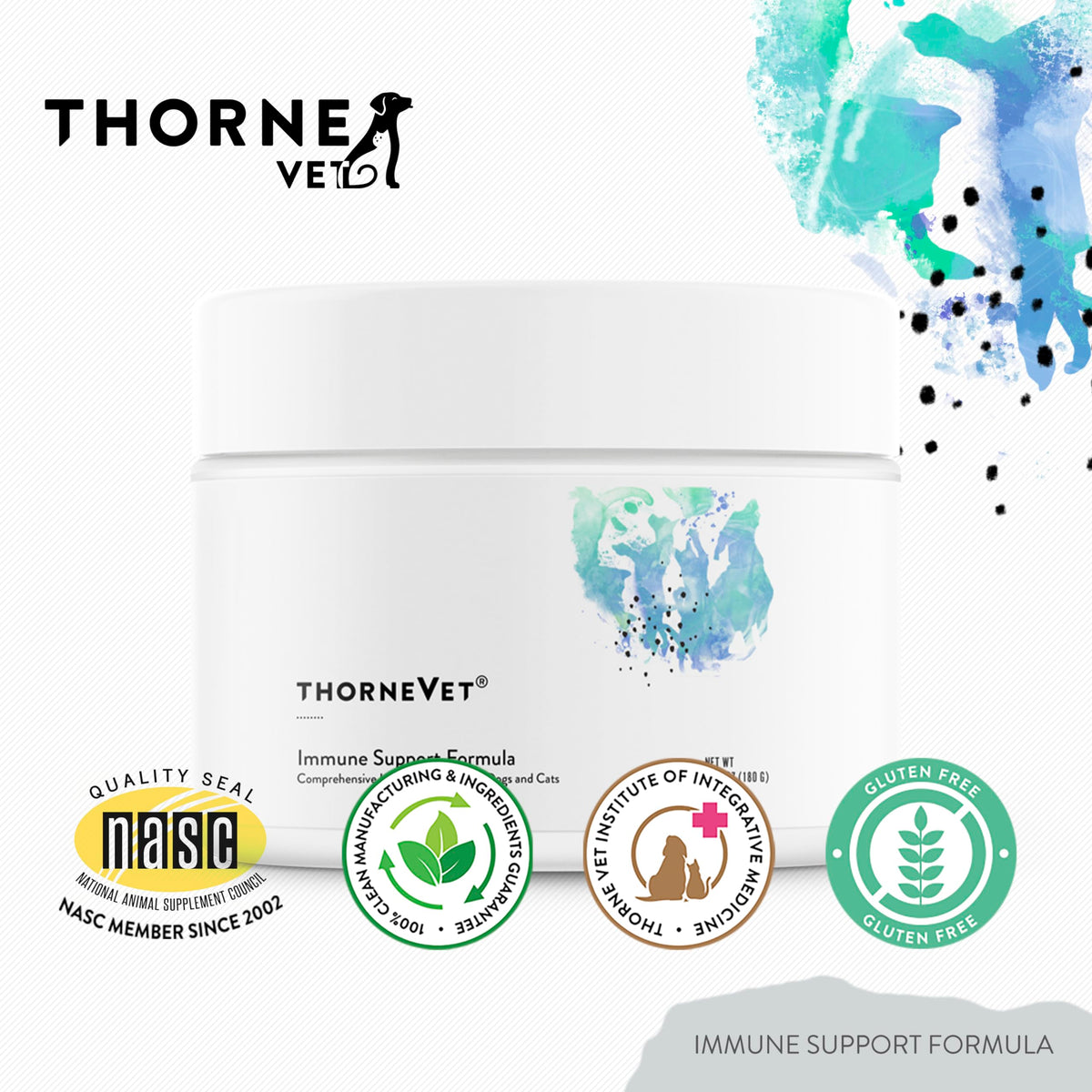 Immune Support Powder for Dogs & Cats, 90 Scoops A69351