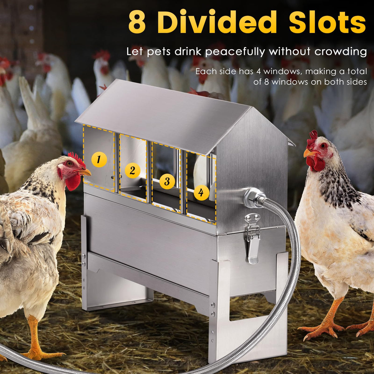 Stainless Steel Chicken Waterer N633055