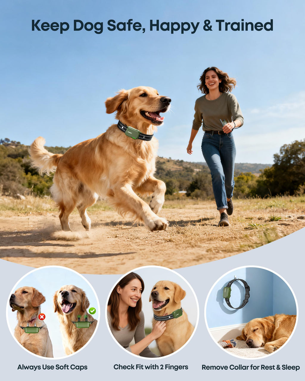Dog Training Collar with Remote E636