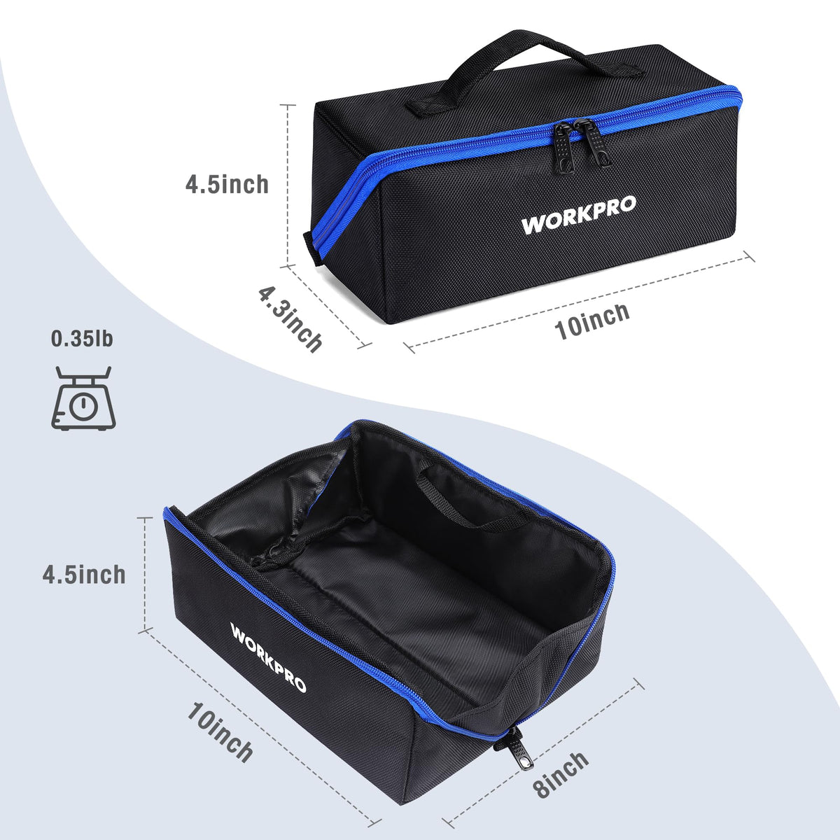 10" Zipper Tool Pouch, 3 Pack S150