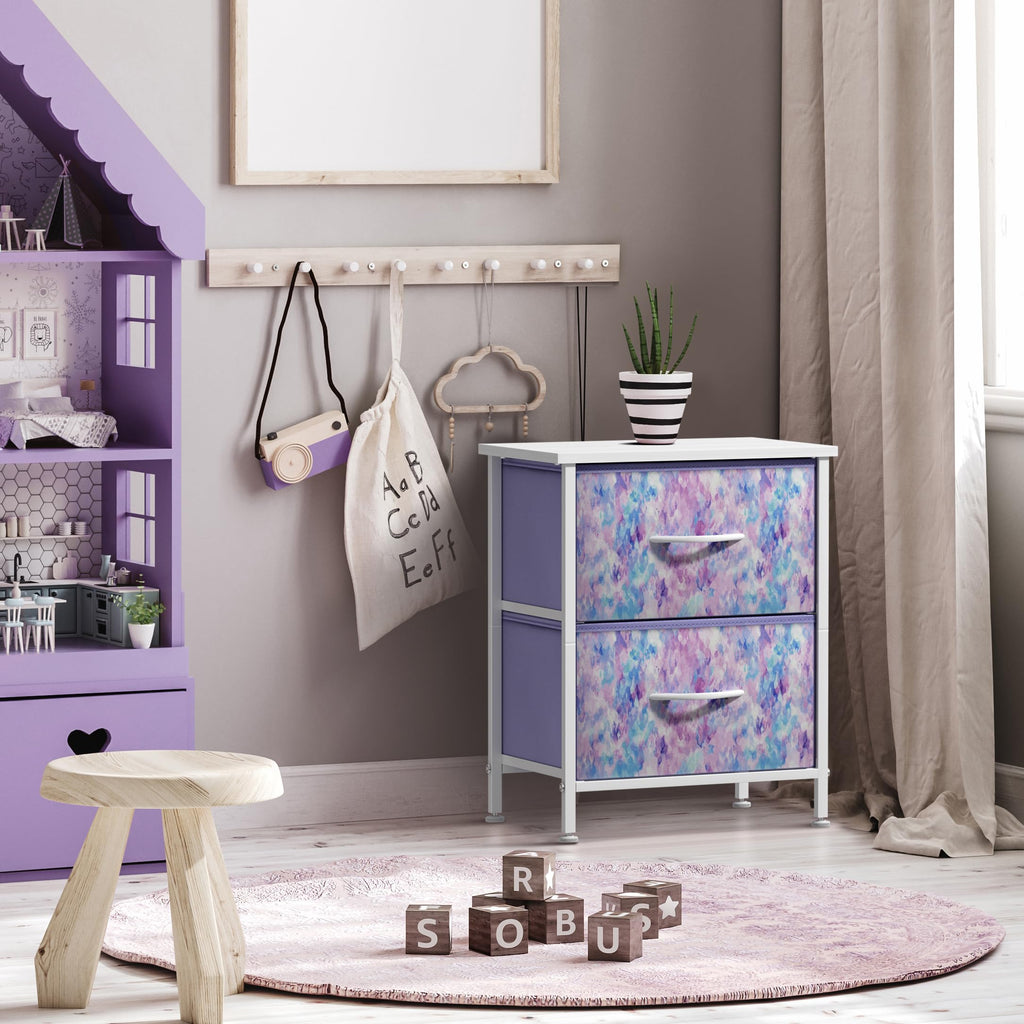 2-Drawer Kids Nightstand D2386