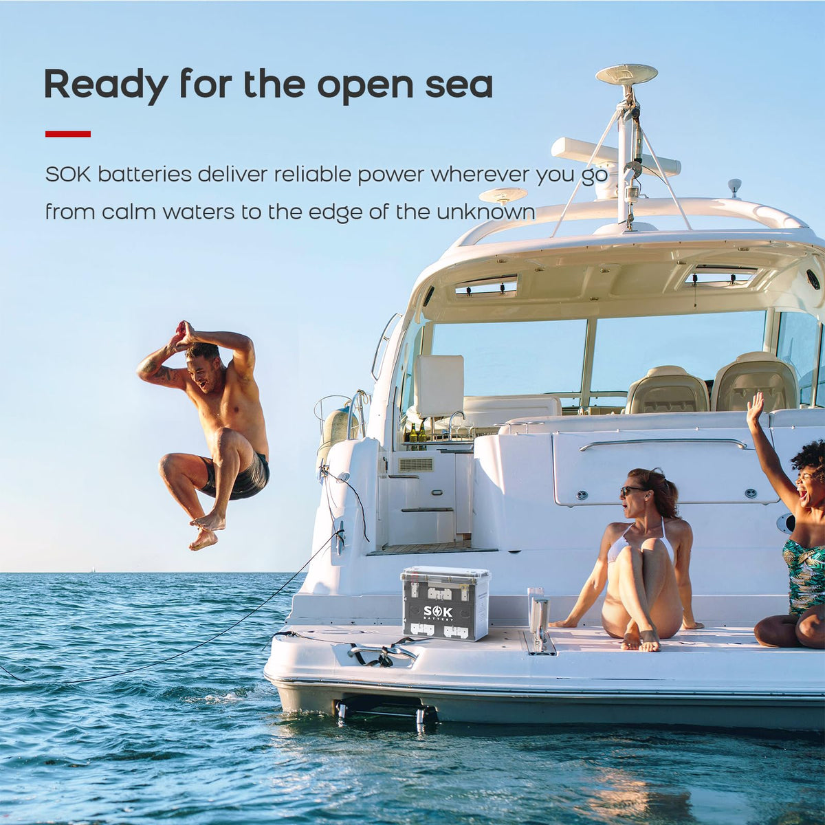 12V 100Ah LiFePO4 Marine Battery BCI Group 24 A923