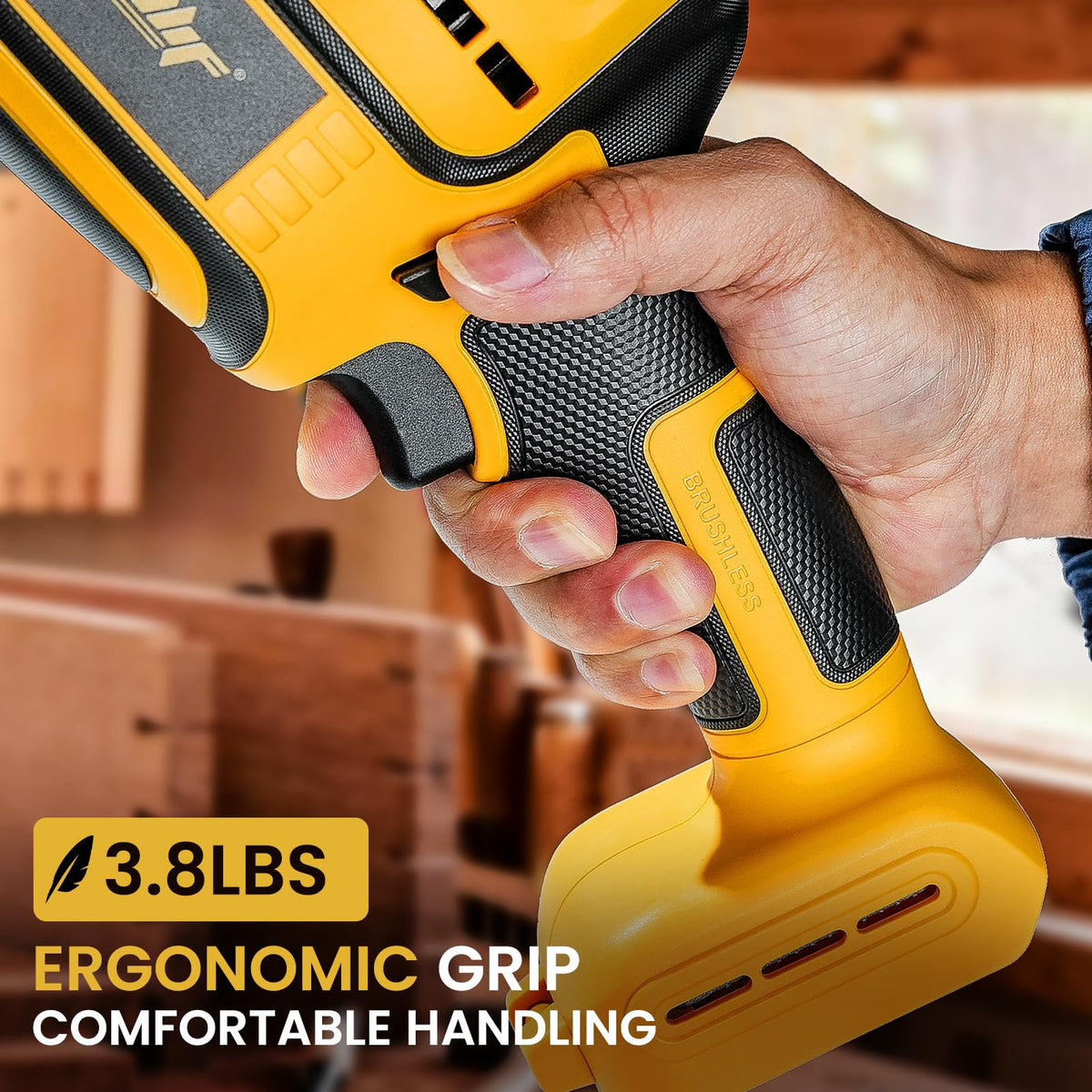 Brushless Cordless Reciprocating Saw, 3,000 SPM, 1" Stroke, Tool Only L22382