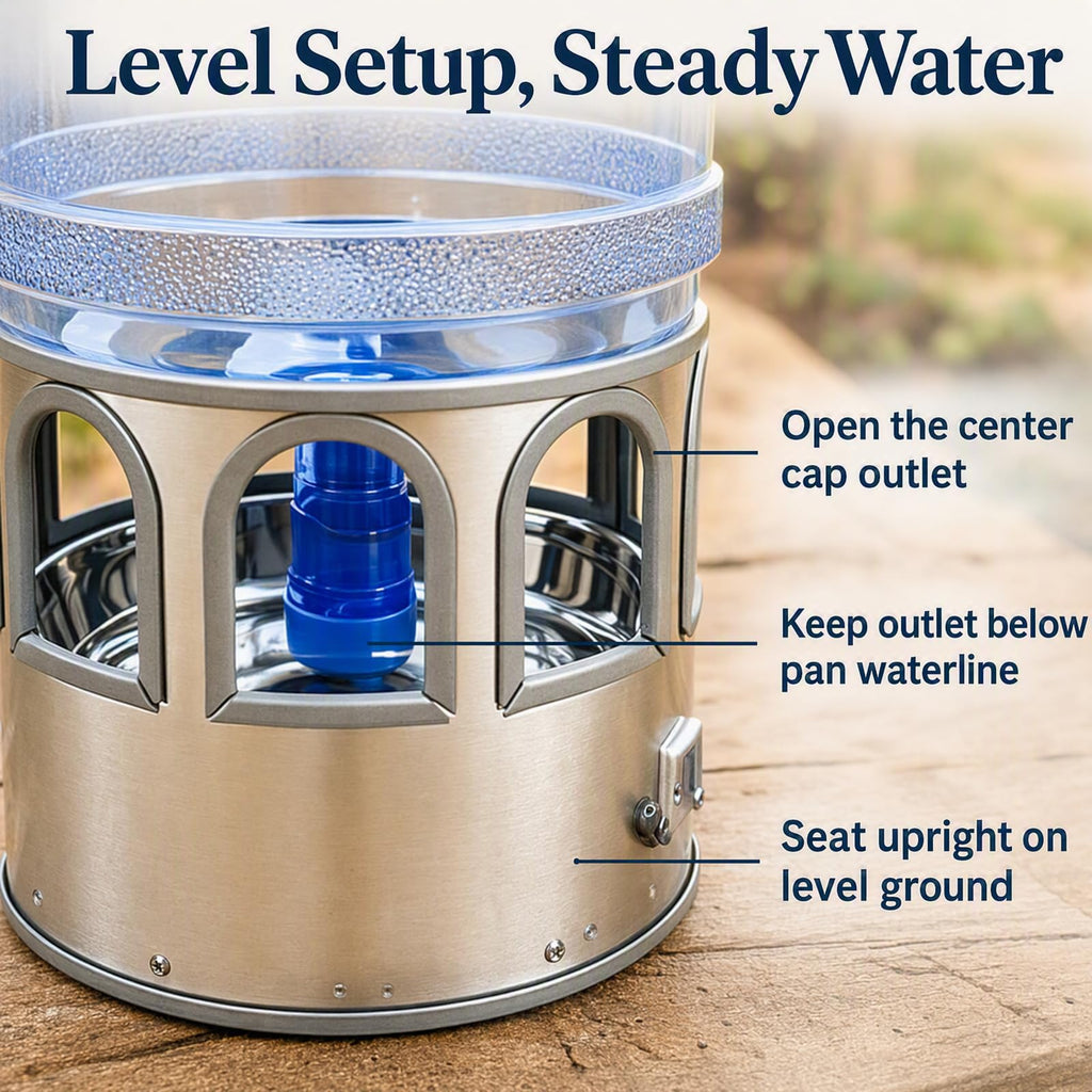 Heated Chicken Waterer 5 Gallon O4574